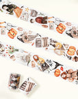 Pre-cut Pumpkin Spell Wide Washi/PET Tape | The Washi Tape Shop. Beautiful Washi and Decorative Tape For Bullet Journals, Gift Wrapping, Planner Decoration and DIY Projects