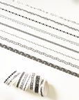 Pixel Dash Slim Washi/PET Tape Set | The Washi Tape Shop. Beautiful Washi and Decorative Tape For Bullet Journals, Gift Wrapping, Planner Decoration and DIY Projects