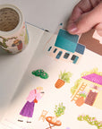 Pre-cut Aurora House Wide Washi/PET Tape | The Washi Tape Shop. Beautiful Washi and Decorative Tape For Bullet Journals, Gift Wrapping, Planner Decoration and DIY Projects