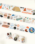 The Adventurer Washi Tape Sticker Set
