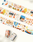 Pre-cut Moon Festival Wide Washi/PET Tape | The Washi Tape Shop. Beautiful Washi and Decorative Tape For Bullet Journals, Gift Wrapping, Planner Decoration and DIY Projects