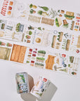 Pre-cut Summer Market Wide Washi/PET Tape
