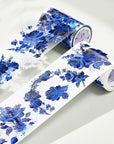 Cobalt Blue Wide Washi / PET Tape | The Washi Tape Shop. Beautiful Washi and Decorative Tape For Bullet Journals, Gift Wrapping, Planner Decoration and DIY Projects