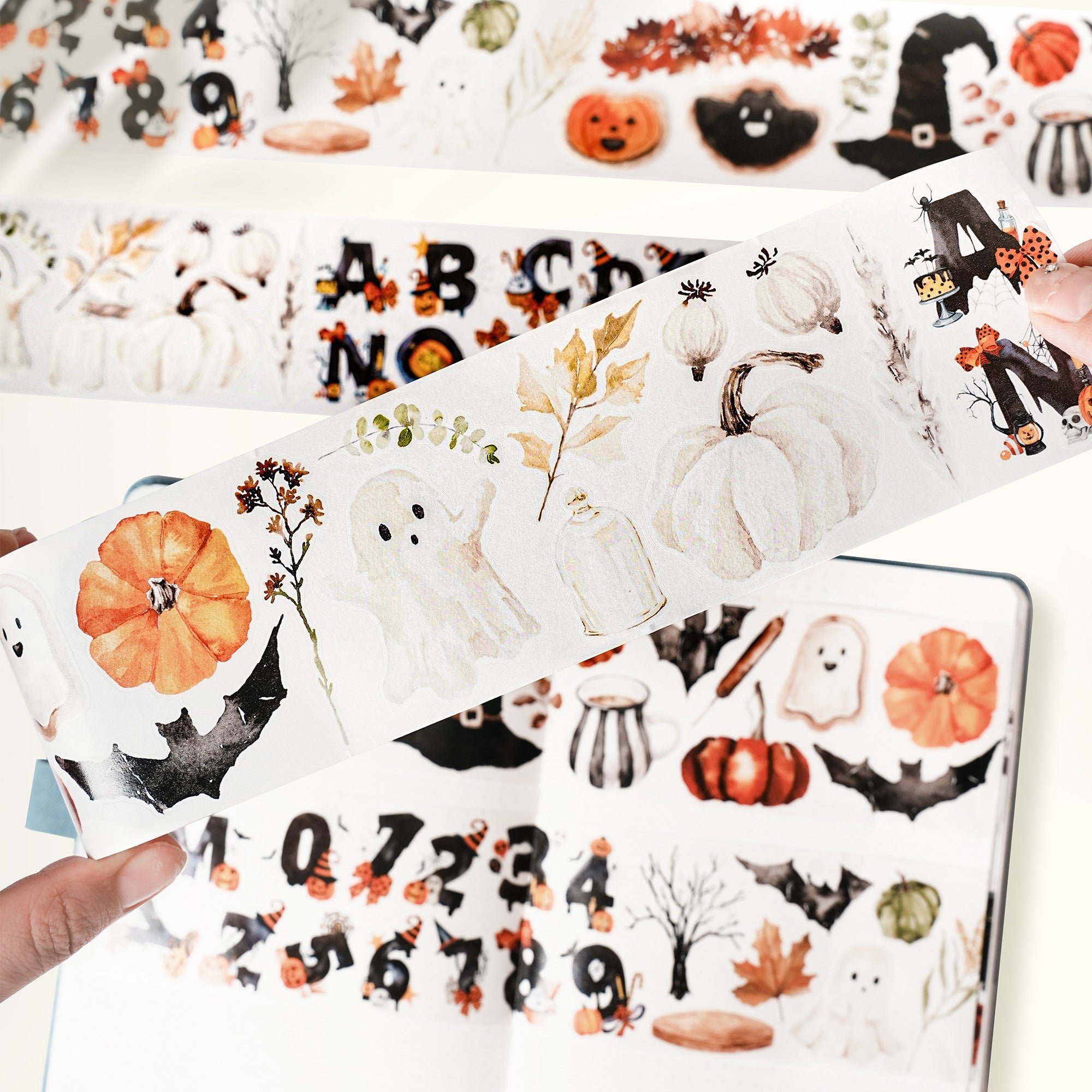 Pre-cut Ghostly Goodies Wide Washi/PET Tape | The Washi Tape Shop