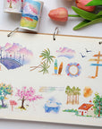Pre-cut Misty Breeze Bundle | The Washi Tape Shop. Beautiful Washi and Decorative Tape For Bullet Journals, Gift Wrapping, Planner Decoration and DIY Projects