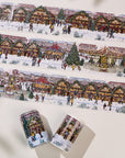 Pre-cut Yuletide Glow Wide Washi/PET Tape (Seashell Gilded)
