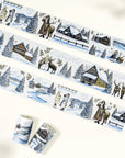 Pre-cut Crystal Garden Wide Washi/PET Tape