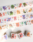 Paw Parlor Washi Tape Sticker Set | The Washi Tape Shop. Beautiful Washi and Decorative Tape For Bullet Journals, Gift Wrapping, Planner Decoration and DIY Projects