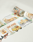 Pre-cut Rome Heritage Wide Washi/PET Tape | The Washi Tape Shop. Beautiful Washi and Decorative Tape For Bullet Journals, Gift Wrapping, Planner Decoration and DIY Projects