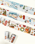 Pre-cut Winter's Whisper Wide Washi/PET Tape