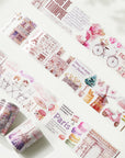 Pre-cut Parisian Charm Wide Washi/PET Tape | The Washi Tape Shop. Beautiful Washi and Decorative Tape For Bullet Journals, Gift Wrapping, Planner Decoration and DIY Projects