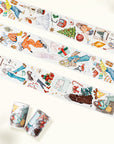 Pre-cut Fireside Tales Wide Washi/PET Tape