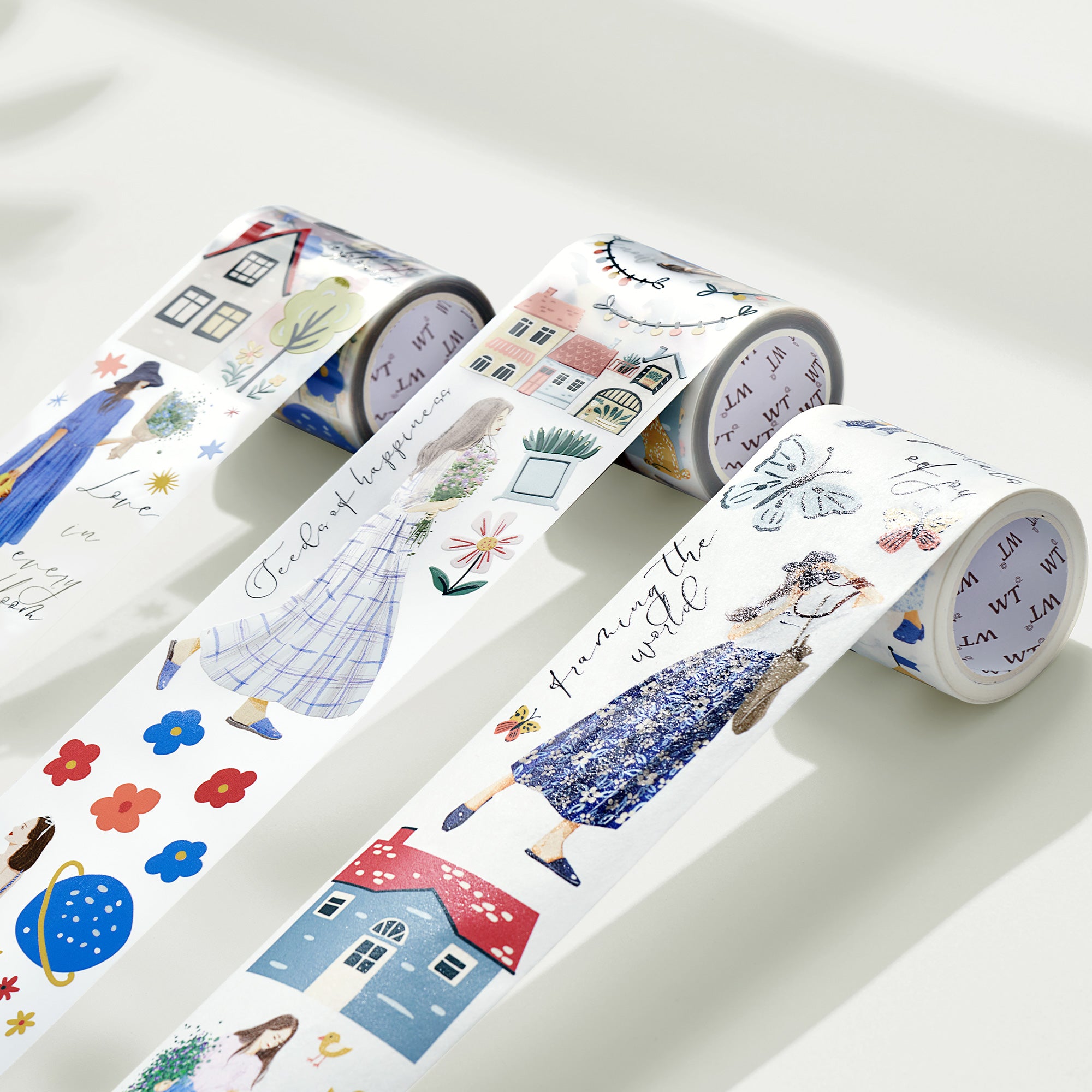Morocco's Blue Hues Wide Washi / PET Tape | The Washi Tape Shop. Beautiful Washi and Decorative Tape For Bullet Journals, Gift Wrapping, Planner Decoration and DIY Projects