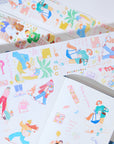 Pre-cut Dopamine Days Wide Washi/PET Tape