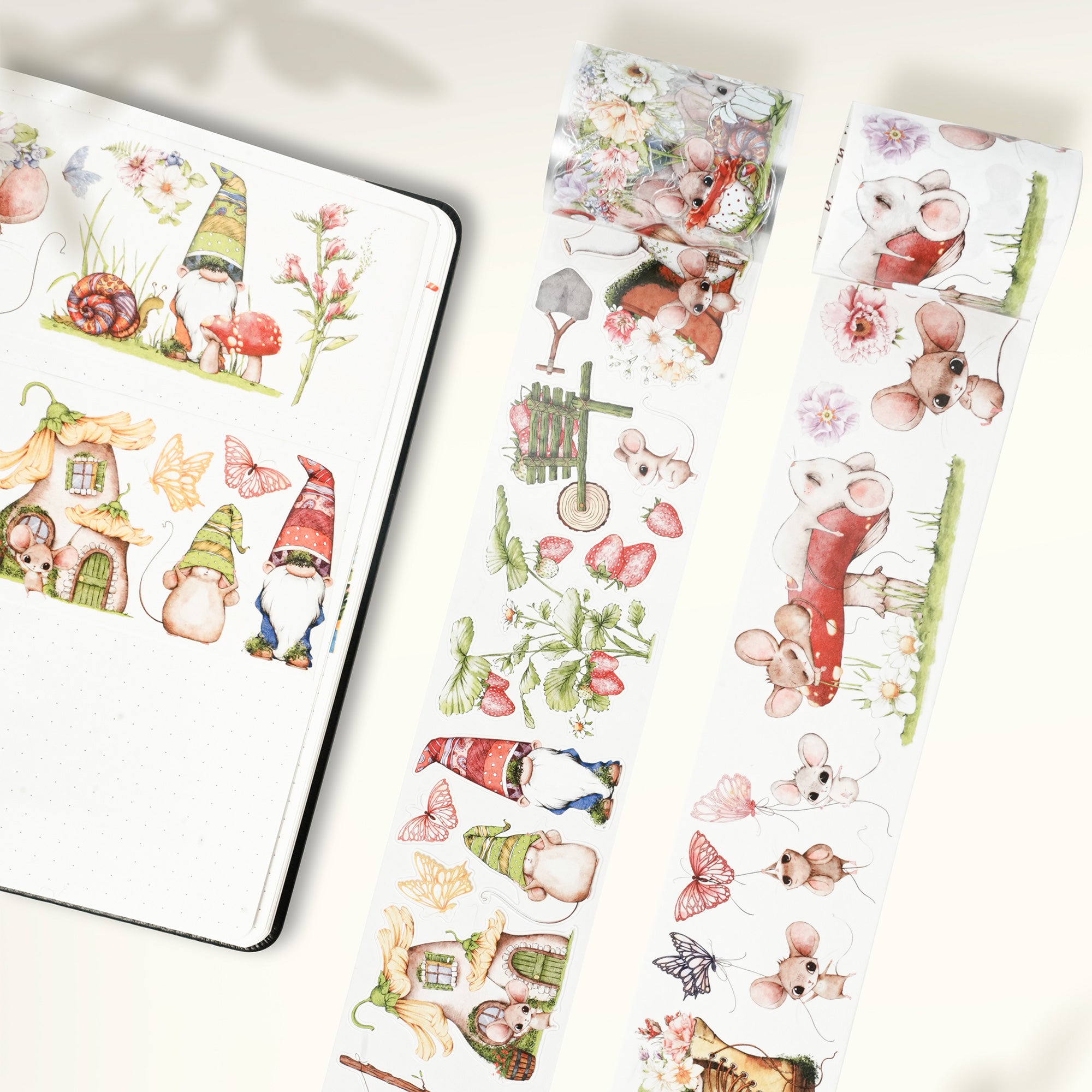Pre-cut Squeaky Mischief Wide Washi/PET Tape | The Washi Tape Shop. Beautiful Washi and Decorative Tape For Bullet Journals, Gift Wrapping, Planner Decoration and DIY Projects