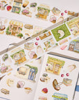Pre-cut Summer Café Wide Washi/PET Tape | The Washi Tape Shop. Beautiful Washi and Decorative Tape For Bullet Journals, Gift Wrapping, Planner Decoration and DIY Projects