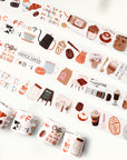 Coffee? Washi Tape Sticker Set | The Washi Tape Shop. Beautiful Washi and Decorative Tape For Bullet Journals, Gift Wrapping, Planner Decoration and DIY Projects