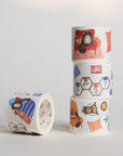 Paw Parlor Washi Tape Sticker Set | The Washi Tape Shop. Beautiful Washi and Decorative Tape For Bullet Journals, Gift Wrapping, Planner Decoration and DIY Projects