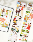 Pre-cut Hillside Moments Wide Washi/PET Tape | The Washi Tape Shop. Beautiful Washi and Decorative Tape For Bullet Journals, Gift Wrapping, Planner Decoration and DIY Projects