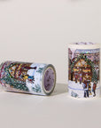 Pre-cut Yuletide Glow Wide Washi/PET Tape (Seashell Gilded)