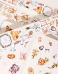 Pre-cut Ghoulish Gathering Wide Washi/PET Tape