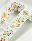 Pre-cut Summer Blossom Wide Washi/PET Tape | The Washi Tape Shop. Beautiful Washi and Decorative Tape For Bullet Journals, Gift Wrapping, Planner Decoration and DIY Projects