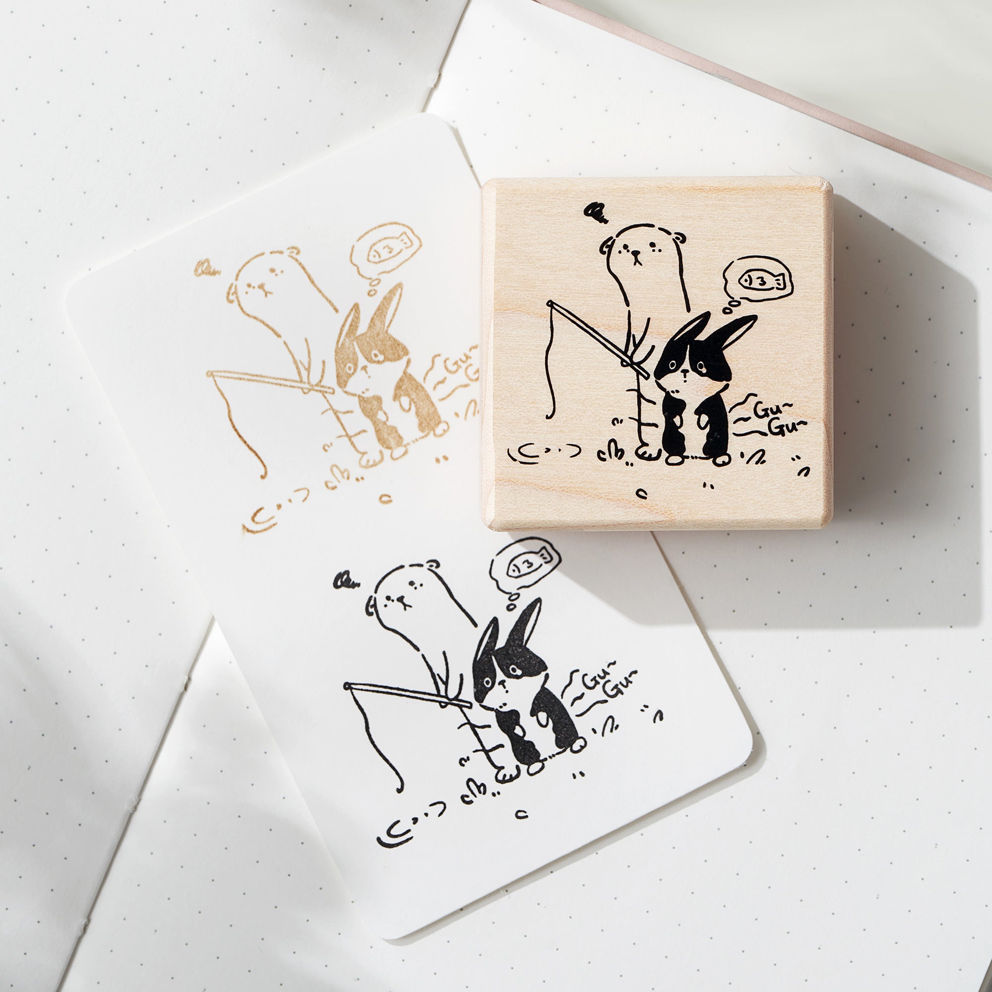 Pup Diary Stamp Set | The Washi Tape Shop. Beautiful Washi and Decorative Tape For Bullet Journals, Gift Wrapping, Planner Decoration and DIY Projects