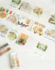 Pre-cut Rome Heritage Wide Washi/PET Tape | The Washi Tape Shop. Beautiful Washi and Decorative Tape For Bullet Journals, Gift Wrapping, Planner Decoration and DIY Projects