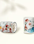 Pre-cut Holly Bloom Wide Washi/PET Tape | The Washi Tape Shop. Beautiful Washi and Decorative Tape For Bullet Journals, Gift Wrapping, Planner Decoration and DIY Projects