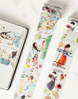 Pre-cut Leisurely Days Wide Washi/PET Tape | The Washi Tape Shop. Beautiful Washi and Decorative Tape For Bullet Journals, Gift Wrapping, Planner Decoration and DIY Projects