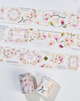 Pre-cut Magnolia Bloom Wide Washi/PET Tape