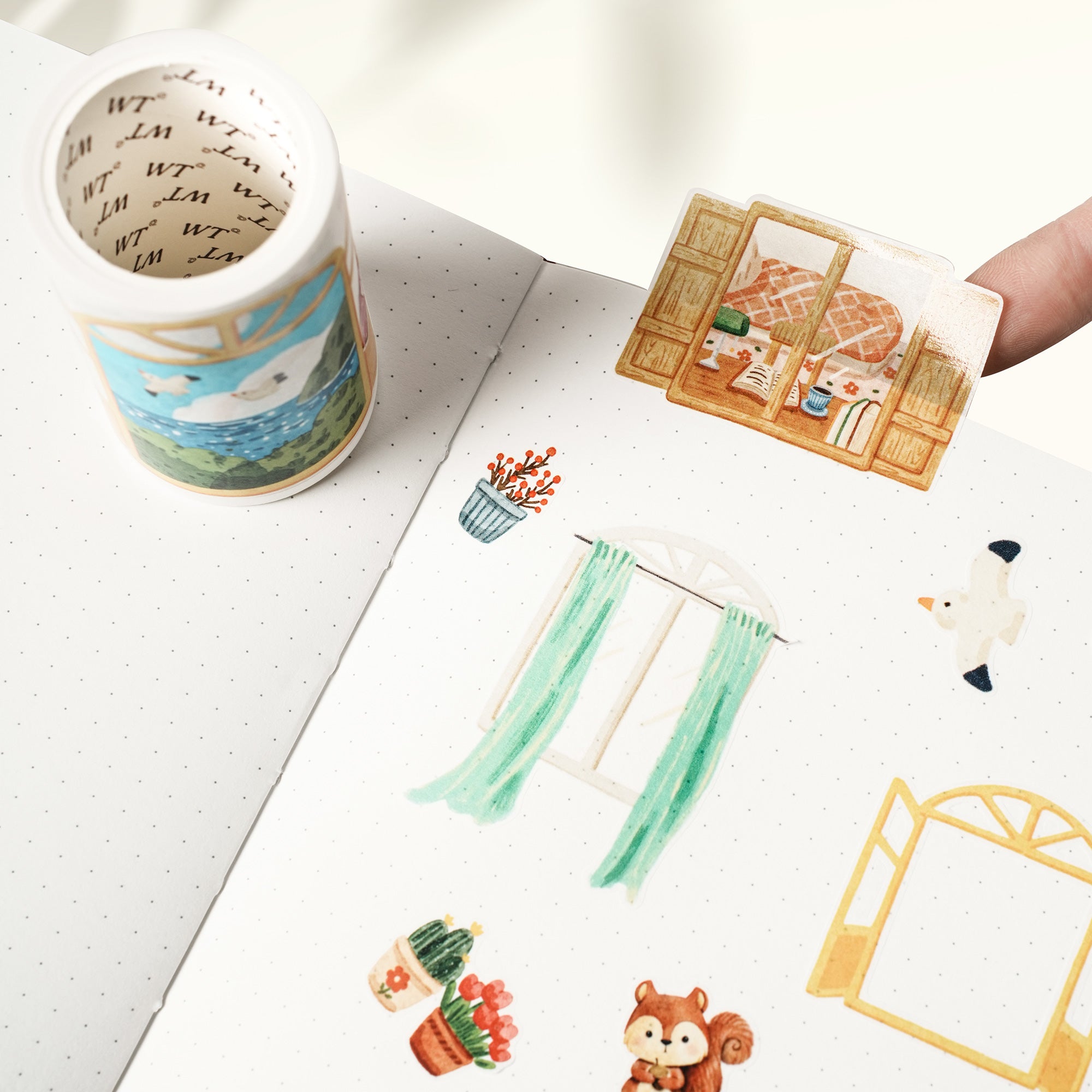 Pre-cut Pane & Simple Wide Washi/PET Tape | The Washi Tape Shop