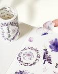 Pre-cut Purple Muse Wide Washi/PET Tape | The Washi Tape Shop. Beautiful Washi and Decorative Tape For Bullet Journals, Gift Wrapping, Planner Decoration and DIY Projects