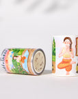 Pre-cut Yoga Sonnet Wide Washi/PET Tape | The Washi Tape Shop. Beautiful Washi and Decorative Tape For Bullet Journals, Gift Wrapping, Planner Decoration and DIY Projects