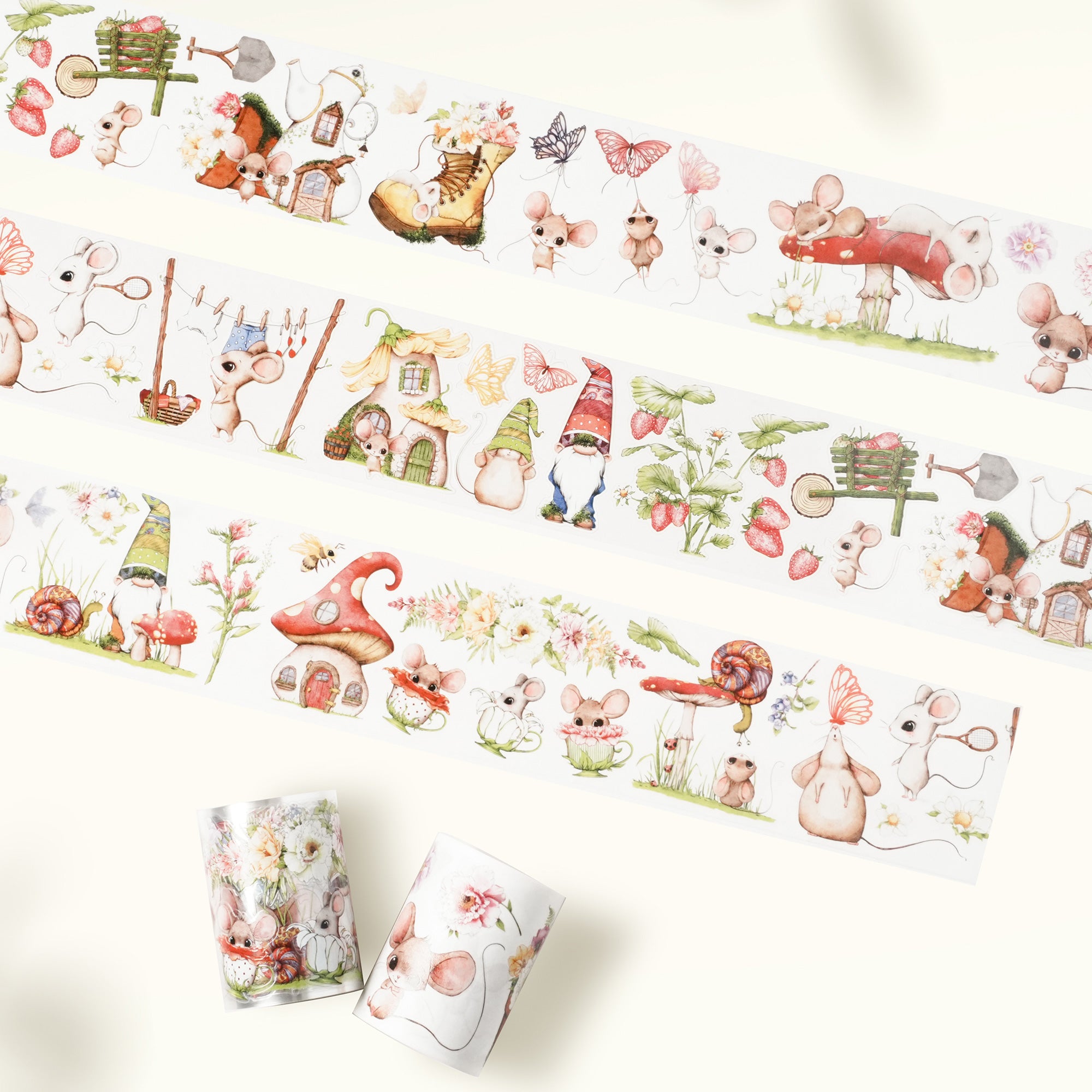 Pre-cut Squeaky Mischief Wide Washi/PET Tape | The Washi Tape Shop. Beautiful Washi and Decorative Tape For Bullet Journals, Gift Wrapping, Planner Decoration and DIY Projects
