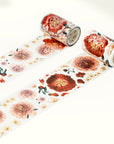 Pre-cut Peony Reverie Wide Washi/PET Tape | The Washi Tape Shop. Beautiful Washi and Decorative Tape For Bullet Journals, Gift Wrapping, Planner Decoration and DIY Projects