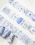 Princess Room Blue Wide Washi / PET Tape | The Washi Tape Shop. Beautiful Washi and Decorative Tape For Bullet Journals, Gift Wrapping, Planner Decoration and DIY Projects