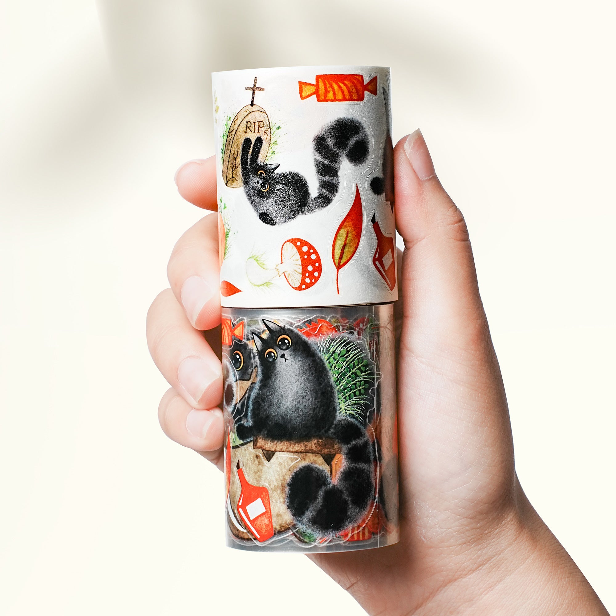 Pre-cut Spooky Tails Wide Washi/PET Tape | The Washi Tape Shop. Beautiful Washi and Decorative Tape For Bullet Journals, Gift Wrapping, Planner Decoration and DIY Projects