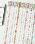 Floral Lane Washi Tape Set | The Washi Tape Shop. Beautiful Washi and Decorative Tape For Bullet Journals, Gift Wrapping, Planner Decoration and DIY Projects