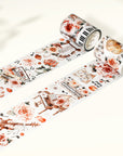 Pre-cut Rose Sonata Wide Washi/PET Tape | The Washi Tape Shop. Beautiful Washi and Decorative Tape For Bullet Journals, Gift Wrapping, Planner Decoration and DIY Projects