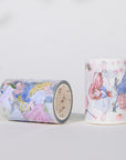 Pre-cut Morning Drizzle Wide Washi/PET Tape | The Washi Tape Shop. Beautiful Washi and Decorative Tape For Bullet Journals, Gift Wrapping, Planner Decoration and DIY Projects