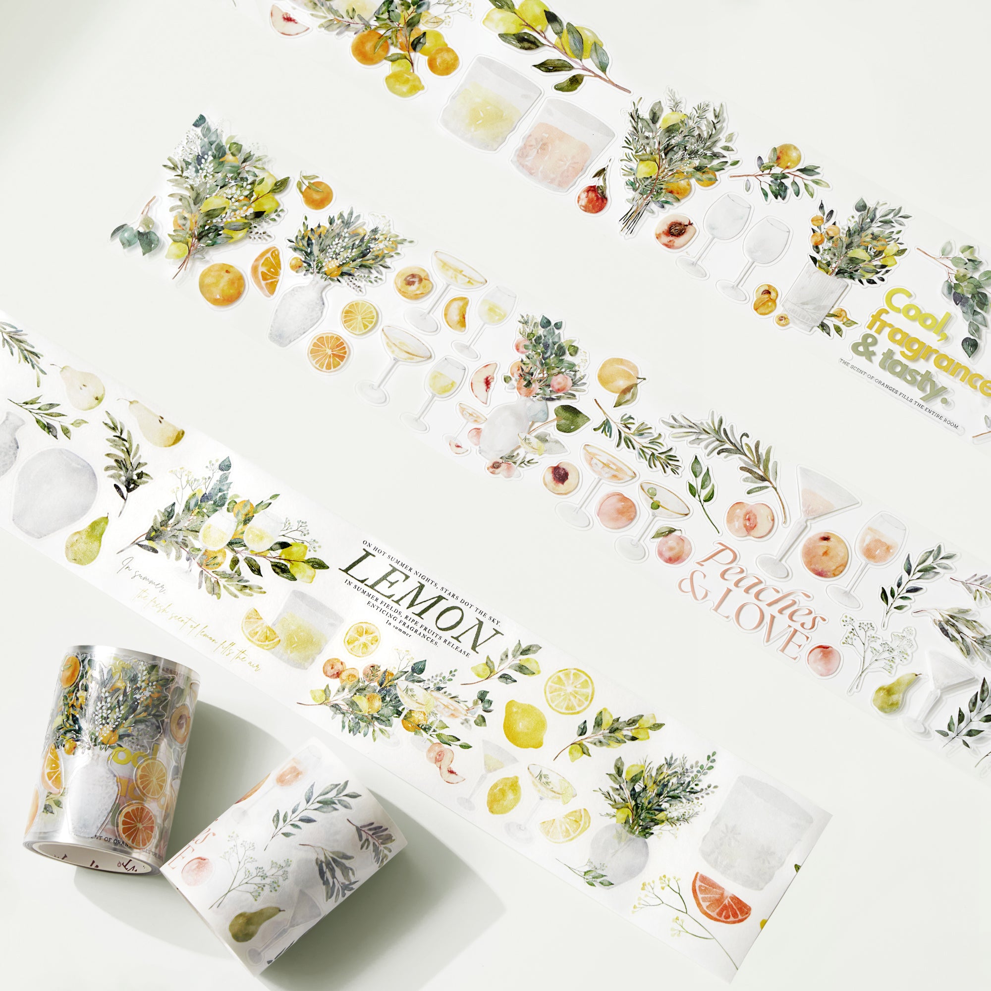 Pre-cut Mediterranean Breeze Wide Washi/PET Tape | The Washi Tape Shop. Beautiful Washi and Decorative Tape For Bullet Journals, Gift Wrapping, Planner Decoration and DIY Projects