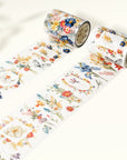 Pre-cut Sunlit Meadow Wide Washi/PET Tape | The Washi Tape Shop. Beautiful Washi and Decorative Tape For Bullet Journals, Gift Wrapping, Planner Decoration and DIY Projects