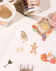 Luminous Haunt Washi Tape Sticker Set (GILDED)