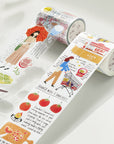 Pre-cut Dinner Time Wide Washi/PET Tape | The Washi Tape Shop. Beautiful Washi and Decorative Tape For Bullet Journals, Gift Wrapping, Planner Decoration and DIY Projects