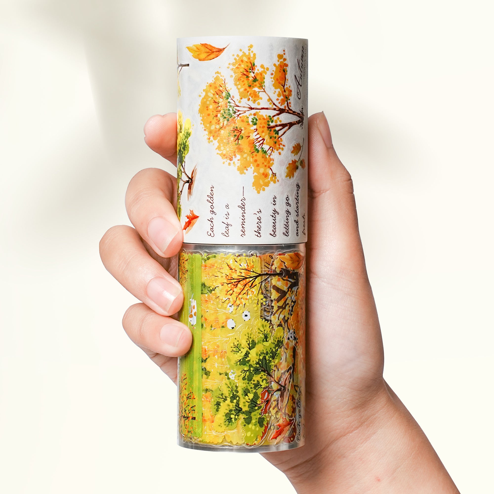 Pre-cut Hello Autumn Wide Washi/PET Tape | The Washi Tape Shop. Beautiful Washi and Decorative Tape For Bullet Journals, Gift Wrapping, Planner Decoration and DIY Projects