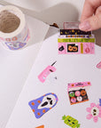 Pre-cut Boo Brigade Wide Washi/PET Tape