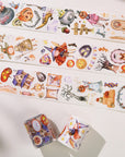 Pre-cut Ghoulish Gathering Wide Washi/PET Tape