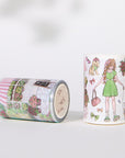 Pre-cut Civic Green Wide Washi/PET Tape | The Washi Tape Shop. Beautiful Washi and Decorative Tape For Bullet Journals, Gift Wrapping, Planner Decoration and DIY Projects