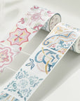 Mediterranean Tiles Wide Washi/PET Tape | The Washi Tape Shop. Beautiful Washi and Decorative Tape For Bullet Journals, Gift Wrapping, Planner Decoration and DIY Projects